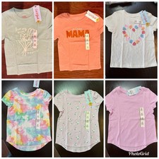NWT Cat & Jack Short Sleeve T-shirts You Pick 18M 2T 3T 4T 5T