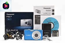 【Top MINT】Panasonic Lumix DMC-FS7 Blue w/Box only Japanese language fm...