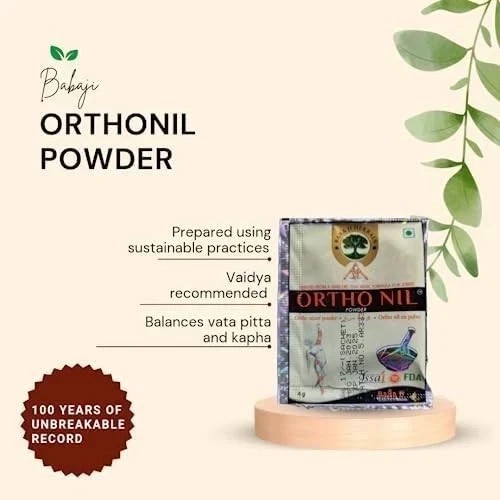 Babaji Herbals Ortho Nil powder 4geach For Joints Pain -Pack of 112 ...