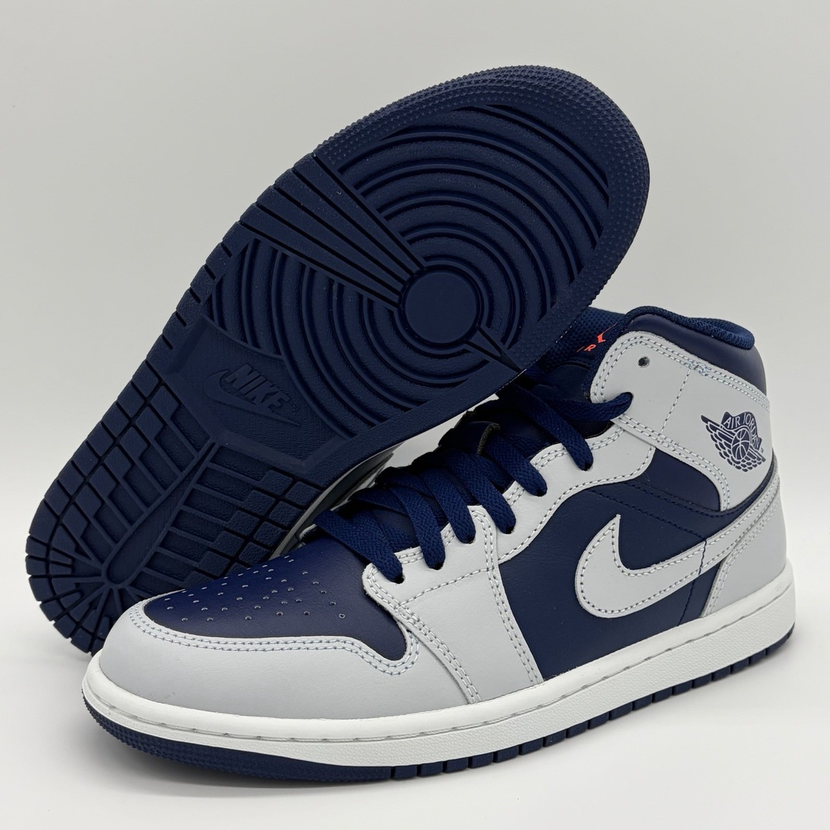 Nike Air Jordan 1 Mid Blue Void Pure Platinum Sneakers DQ8426-403
