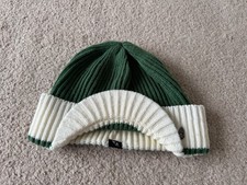 Ignite BB Snowboard Ski Peaked Beanie - Green/White - One Size