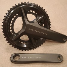 Shimano Ultegra FC-R8100 crankset, 175mm, 52/36T, road 12 speed, excellent