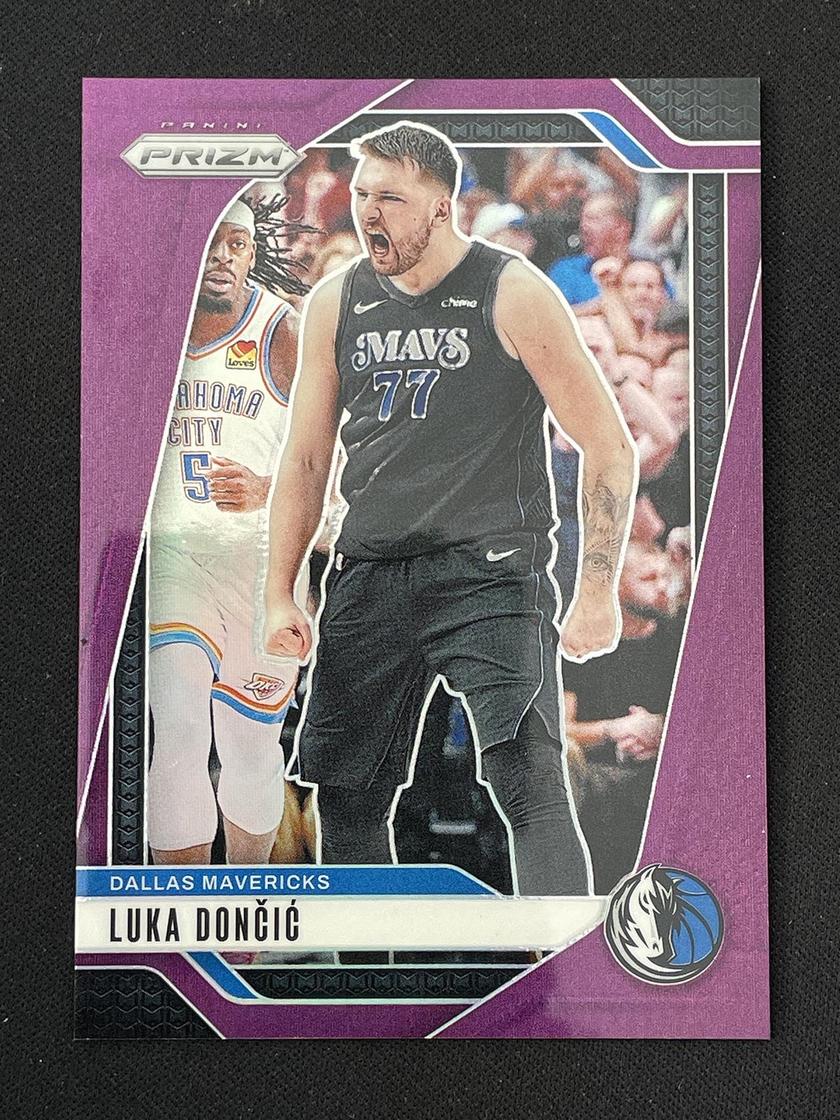 Luka Doncic 2024-25 Panini Prizm Purple Prizm 98/99 #89