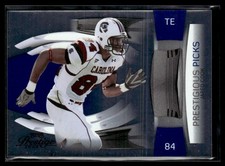 2009 Playoff Prestige Prestigious Picks Blue Jared Cook RC 0138/1000 South