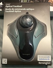 Kensington 64327 Orbit Optical Trackball Mouse USB Black/Silver New Sealed