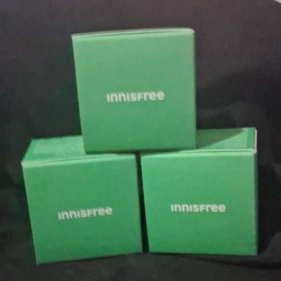 Innisfree Green Skin Care Moisturizer Lot of 3 Packaging Boxes