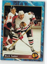 Rich Sutter 1994 Chicago Blackhawks RW #498