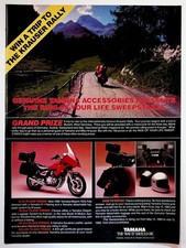 Vintage 1983 Yamaha Motorcycle The Ride of Your Life Sweepstakes Print Ad