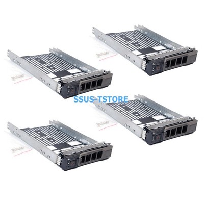 4*For Dell F238F 3.5'' Hard Drive Tray Caddy 0X968D R720 R520 R420 R620 R710 R730