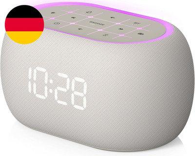 ANJANK Digitaler Radiowecker 4-In-1 Mit Bluetooth Lautsprecher, Wecker Mit 7 Far