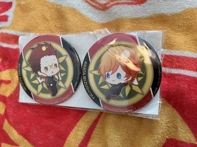 Shiro Hozumi and Arata Mizushima Harukanaru Toki no Naka de Can Badges
