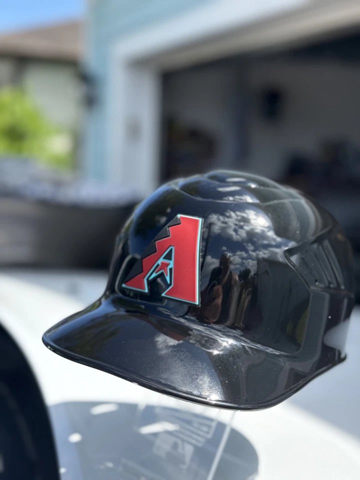 ARIZONA DIAMONDBACKS COACHES/CATCHER CUSTOM RAWLINGS COOLFLO BATTING HELMET - Image 4 of 4