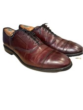 Allen Edmonds Park Avenue 5875 Burgundy Cap Toe Merlot Dress Shoes Mens Sz 12 B