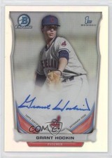 2014 Bowman Draft Chrome Pick Refractor Grant Hockin #BCA-GHO Auto n1u