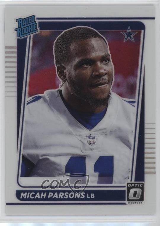 2021 Panini Donruss Optic Rated Rookie Holo Prizm Variation Micah Parsons 19z7
