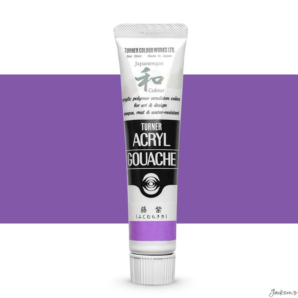 Turner Japanesque Acrylic Gouache Paint 20ml Violet 361 For Layered Art