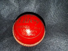 Vintage Lilley cricket ball, sports souvenir, sports 1950-1960, leather