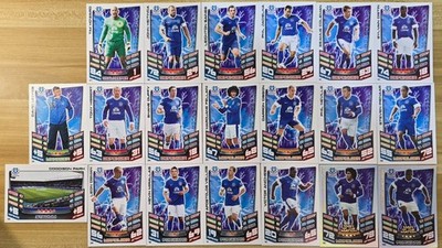 MATCH ATTAX 12/13 - EVERTON FULL TEAM BUNDLE + 2 MOTM + MEHR - 20 KARTEN - A03