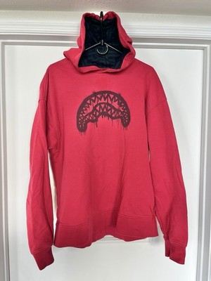 Sprayground Gray Shark-Mouth full zip limited edition Hoodie small