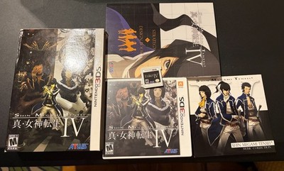 Shin Megami Tensei IV (Nintendo 3DS, 2013) Limited Edition Box Set tested