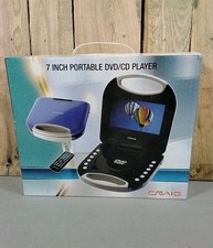 Craig 7  Portable DVD/CD Player   CTFT716 / 750   Remote  AC  Car Adapter New