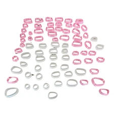 Pebble Drop Clay Cutter – 80 Piece Polymer Clay Cutter Set