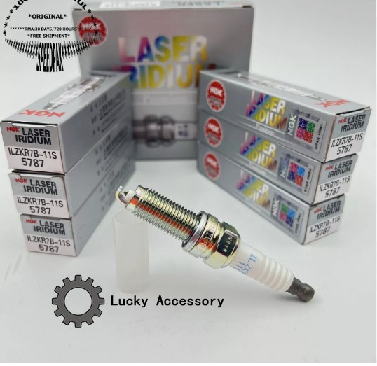 Set of 6 Pcs  Spark Plug-Laser Iridium NGK 5787 ILZKR7B11S FAST Shipping