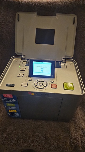 Epson Picture Mate PM240 Personal Photo Lab Printer Silver B382A w/ Power Cord - Picture 2 of 9