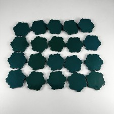Heroscape Terrain Dark Blue Tiles 20 Piece Set Water Matte Color NO Sparkle Used