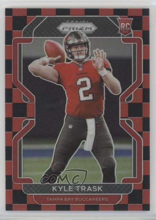2021 Panini Prizm Rookie Black & Red Checker Prizm Kyle Trask #339 0h6w