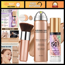 Airbrush Foundation Spray with Color Correcting Primer - 02 Beige, Flawless Fini