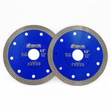 2pcs 4.5in / 115mm Diamond Cutting Disc Wheels Saw Blade Cut Tile Marble Stone x