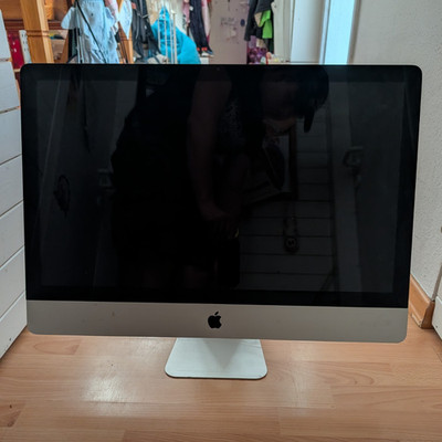 Apple iMac 27 Zoll Alles-in-einem All-in-One Desktop Computer, Silber