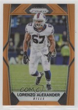 2017 Panini Prizm Orange Prizm 120/275 Lorenzo Alexander #94 z7h