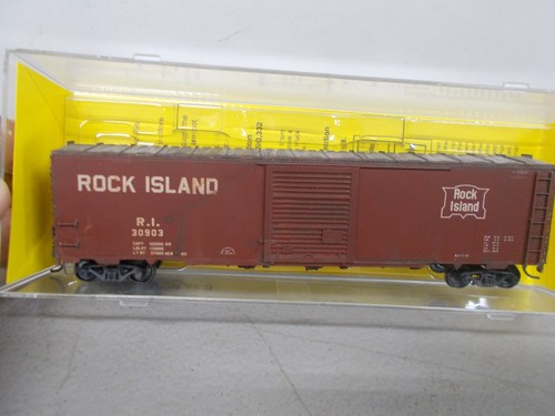 KADEE ~ DESGASTADO ~ ROCK ISLAND 50' PS-1 BOX CAR # 30903 ~ ESCALA HO | Zustand: Used