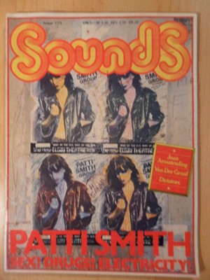 SOUNDS 1- 1978 Patti Smith Joan Armatrading Van der Graaf Dictators A. Reichel