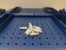Flottenmanöver Hasbro B1817 Ersatzteile: Pin Weiß 10 Stück
