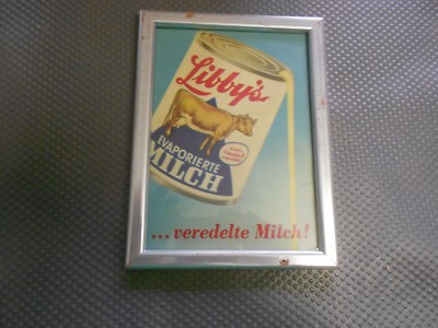 Libby´s Milch alte Reklame im Bilderrahmen (228) 