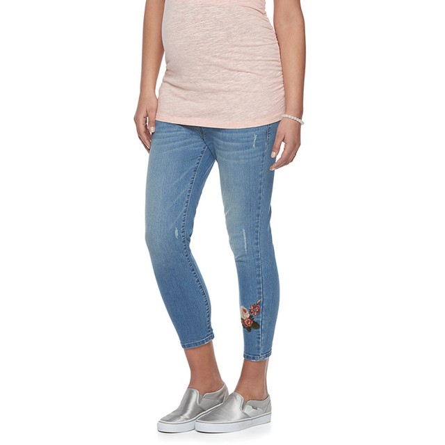 Maternity Jeans Capris 12 a Glow 