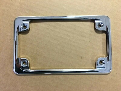  BIG DOG MOTORCYCLES OEM BILLET LICENSE PLATE BEZEL POLISHED all 2003-11 MODELS 