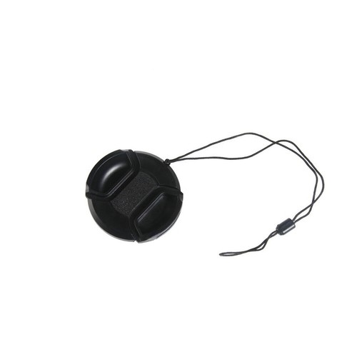 49-77mm Camera Center Pinch Snap On Front Lens Cap Cover For Nikon Canon Black - Picture 12 of 21