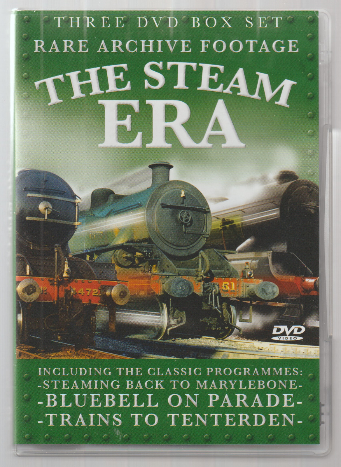 The Steam Era (DVD) 3 DVD Box Set ~ Steam Railway DVD ~ Archive Footage
