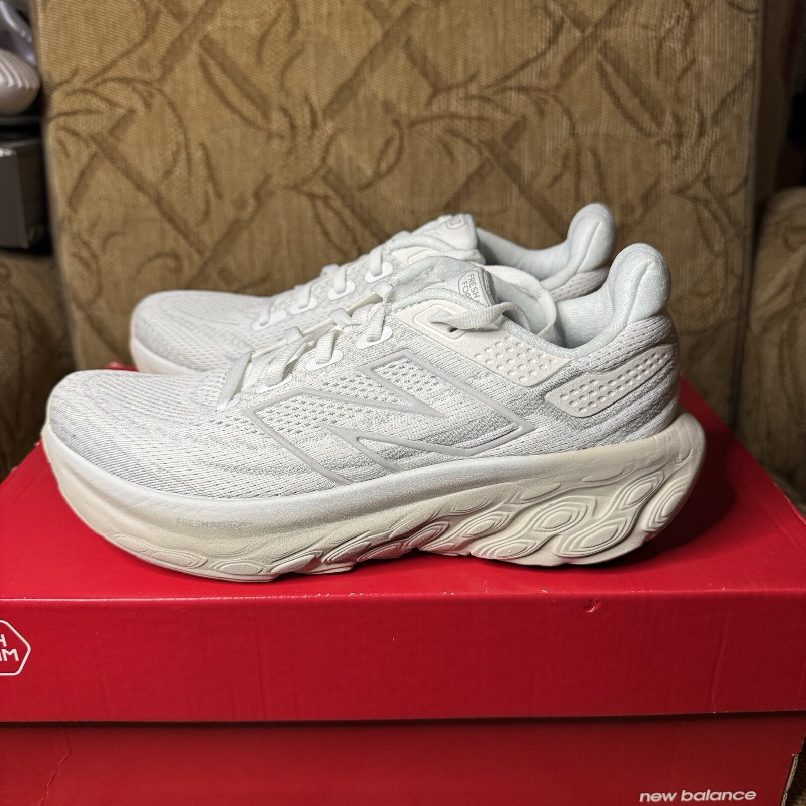 Men's New Balance Fresh Foam x 1080v13 Running Shoe White/White *M1080W13 Size 5