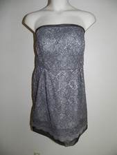 Davids Bridal Dress Size 8 Mercury Strapless Corded Lace Womens NWT $149