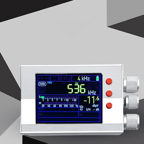 TEF6686 Full Band Radio 2 Inch LCD Screen AM FM Radio 3000mAh for SW MW ...