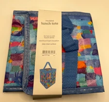 New Office Depot Insulated Lunch Tote Blue Multicolor Hot Cold