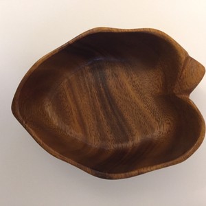 Monkey Pod Wood Woods of Hawaii Honolulu Finest Leaf Bowl Monkey Pod Wood Woods of Hawaii Honolulu Finest Leaf Bowl