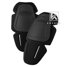 KRYDEX Tactical Knee Pads Combat Pants Joint Protection Kneecap Airsoft Black