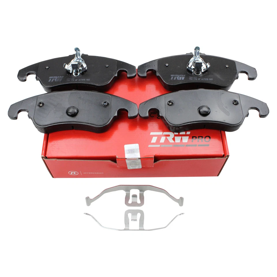 Juego de pastillas de freno delanteras bajas metálicas TRW Pro para Audi A4 A5 A6 Quattro Q5 S4 S5 Foto 3 de 4
