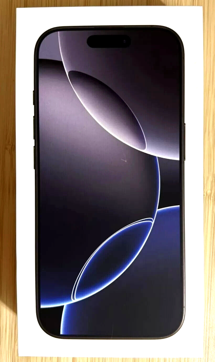New Apple iPhone 16 Pro Max 256GB Black AT&T Only Never Activated